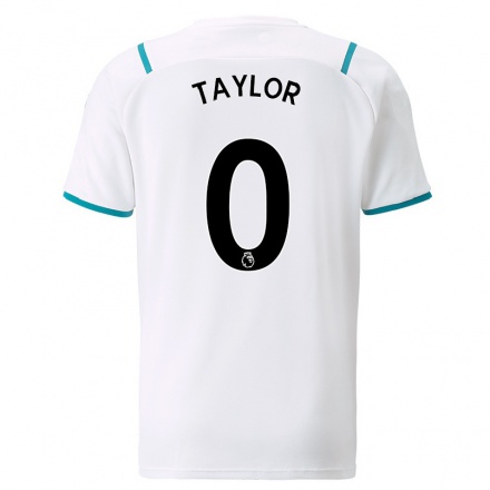 Niño Fútbol Camiseta Kane Taylor #0 Blanco 2ª Equipación 2021/22 Camisa Chile
