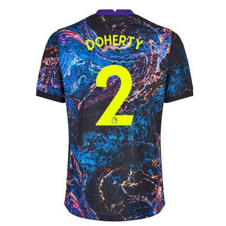 Niño Fútbol Camiseta Matt Doherty #2 Multicolor 2ª Equipación 2021/22 Camisa Chile