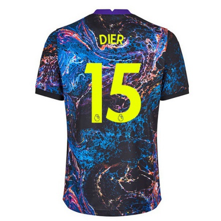 Niño Fútbol Camiseta Eric Dier #15 Multicolor 2ª Equipación 2021/22 Camisa Chile