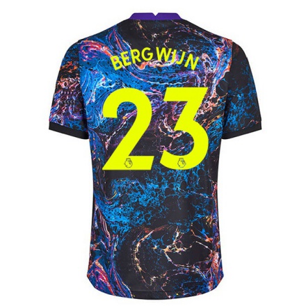 Niño Fútbol Camiseta Steven Bergwijn #23 Multicolor 2ª Equipación 2021/22 Camisa Chile