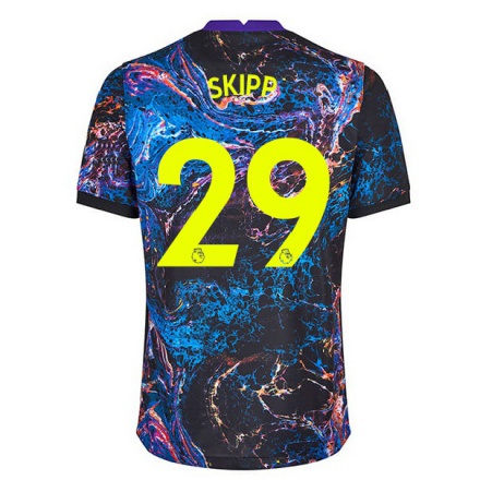 Niño Fútbol Camiseta Oliver Skipp #29 Multicolor 2ª Equipación 2021/22 Camisa Chile