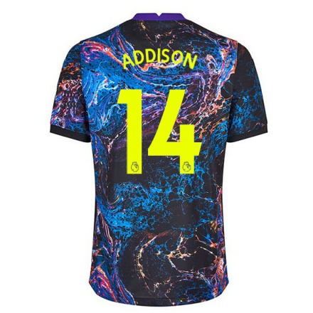 Niño Fútbol Camiseta Angela Addison #14 Multicolor 2ª Equipación 2021/22 Camisa Chile