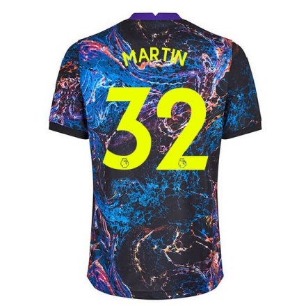 Niño Fútbol Camiseta Amy Martin #32 Multicolor 2ª Equipación 2021/22 Camisa Chile