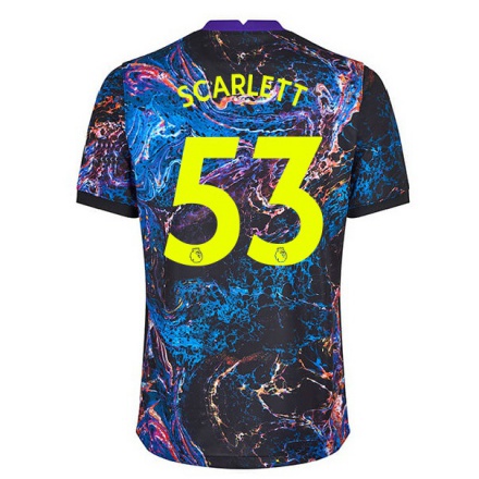 Niño Fútbol Camiseta Dane Scarlett #53 Multicolor 2ª Equipación 2021/22 Camisa Chile