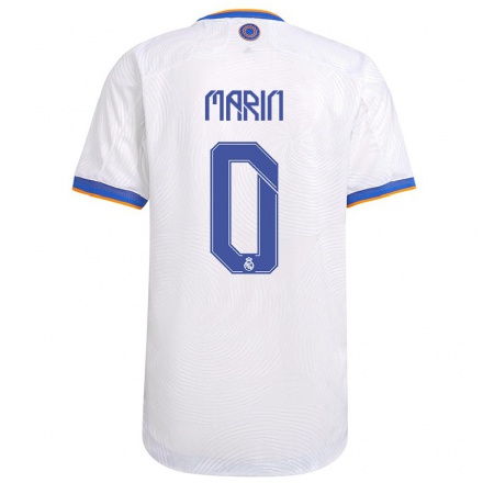 Niño Fútbol Camiseta Rafa Marin #0 Blanco 1ª Equipación 2021/22 Camisa Chile
