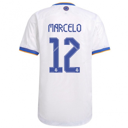 Niño Fútbol Camiseta Marcelo #12 Blanco 1ª Equipación 2021/22 Camisa Chile