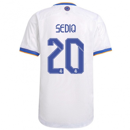 Niño Fútbol Camiseta Garuba Sediq #20 Blanco 1ª Equipación 2021/22 Camisa Chile