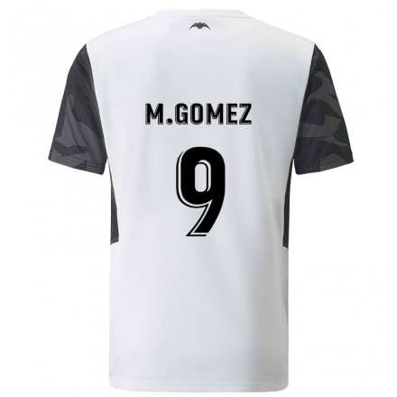 Niño Fútbol Camiseta Maxi Gomez #9 Blanco 1ª Equipación 2021/22 Camisa Chile