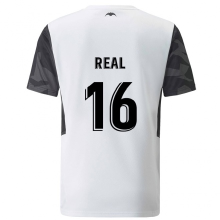 Niño Fútbol Camiseta Kerlly Real #16 Blanco 1ª Equipación 2021/22 Camisa Chile