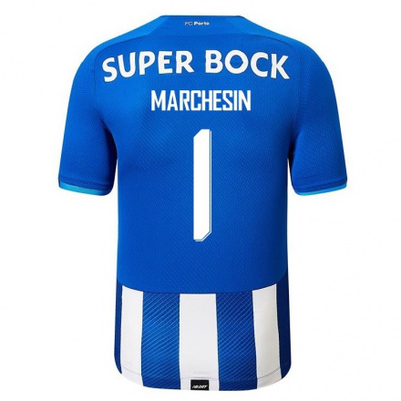 Niño Fútbol Camiseta Agustin Marchesin #1 Azul Real 1ª Equipación 2021/22 Camisa Chile