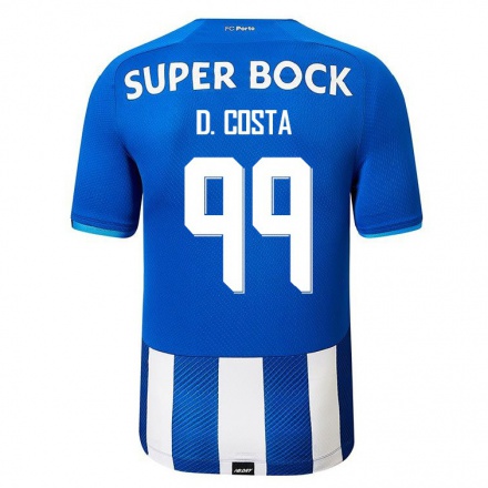 Niño Fútbol Camiseta Diogo Costa #99 Azul Real 1ª Equipación 2021/22 Camisa Chile