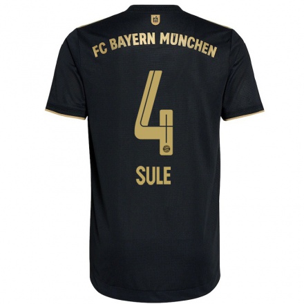 Niño Fútbol Camiseta Niklas Sule #4 Negro 2ª Equipación 2021/22 Camisa Chile