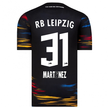 Niño Fútbol Camiseta Josep Martinez #31 Negro Amarillo 2ª Equipación 2021/22 Camisa Chile