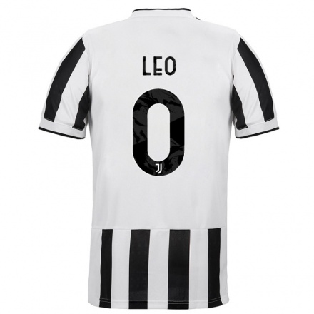 Niño Fútbol Camiseta Daniel Leo #0 Blanco Negro 1ª Equipación 2021/22 Camisa Chile