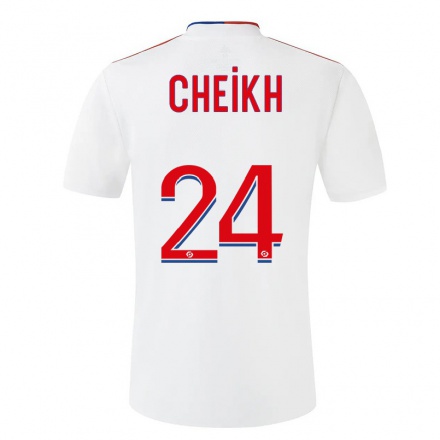Niño Fútbol Camiseta Pape Cheikh #24 Blanco 1ª Equipación 2021/22 Camisa Chile