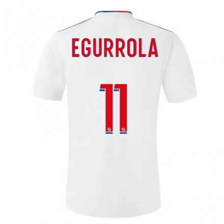 Niño Fútbol Camiseta Damaris Egurrola #11 Blanco 1ª Equipación 2021/22 Camisa Chile
