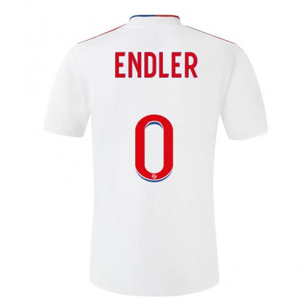 Niño Fútbol Camiseta Christiane Endler #0 Blanco 1ª Equipación 2021/22 Camisa Chile