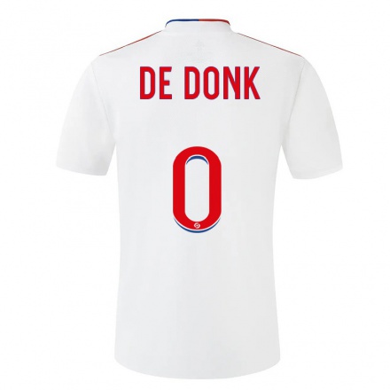 Niño Fútbol Camiseta Danielle van de Donk #0 Blanco 1ª Equipación 2021/22 Camisa Chile