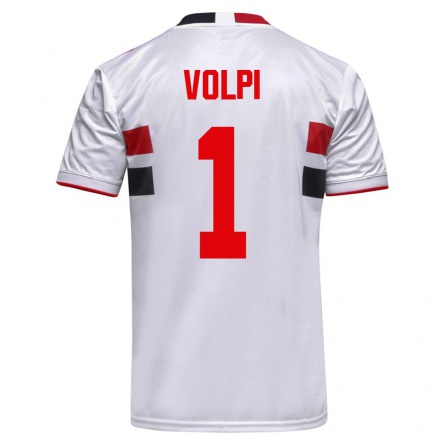Niño Fútbol Camiseta Tiago Volpi #1 Blanco 1ª Equipación 2021/22 Camisa Chile