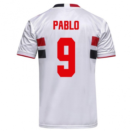 Niño Fútbol Camiseta Pablo #9 Blanco 1ª Equipación 2021/22 Camisa Chile