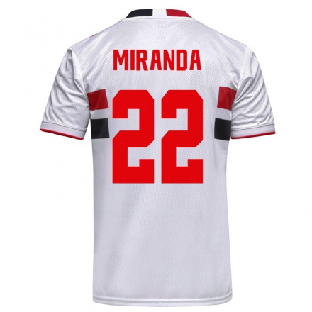 Niño Fútbol Camiseta Miranda #22 Blanco 1ª Equipación 2021/22 Camisa Chile
