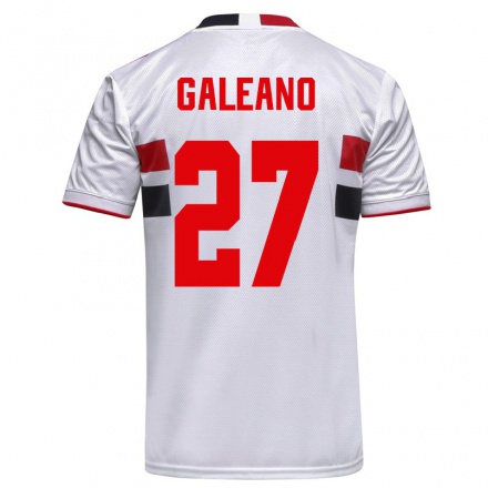 Niño Fútbol Camiseta Antonio Galeano #27 Blanco 1ª Equipación 2021/22 Camisa Chile