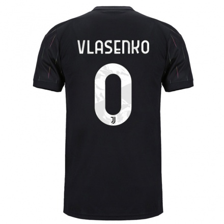 Niño Fútbol Camiseta Nikita Vlasenko #0 Negro 2ª Equipación 2021/22 Camisa Chile