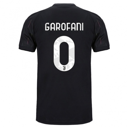 Niño Fútbol Camiseta Giovanni Garofani #0 Negro 2ª Equipación 2021/22 Camisa Chile