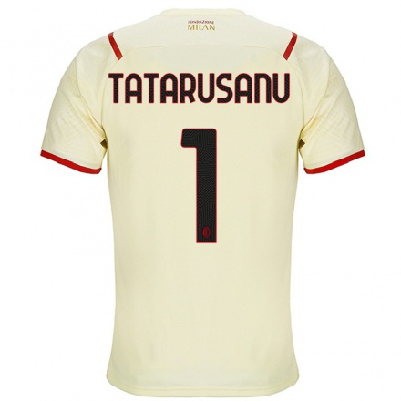 Niño Fútbol Camiseta Ciprian Tatarusanu #1 Champaña 2ª Equipación 2021/22 Camisa Chile