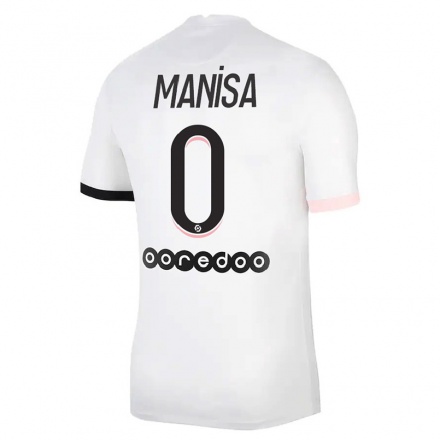 Niño Fútbol Camiseta Lenny Manisa #0 Blanco Rosa 2ª Equipación 2021/22 Camisa Chile