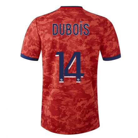 Niño Fútbol Camiseta Leo Dubois #14 Naranja 2ª Equipación 2021/22 Camisa Chile
