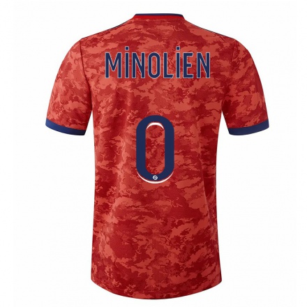 Niño Fútbol Camiseta Andy Minolien #0 Naranja 2ª Equipación 2021/22 Camisa Chile
