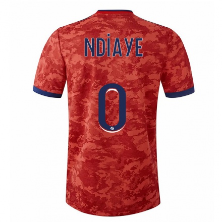 Niño Fútbol Camiseta Abdoulaye Ndiaye #0 Naranja 2ª Equipación 2021/22 Camisa Chile