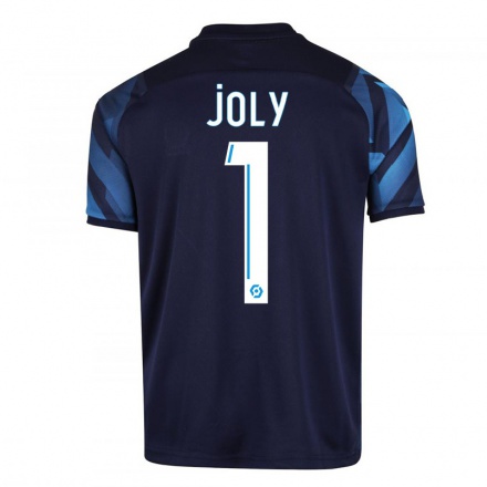 Niño Fútbol Camiseta Blandine Joly #1 Azul Oscuro 2ª Equipación 2021/22 Camisa Chile