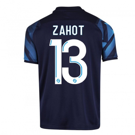 Niño Fútbol Camiseta Sarah Zahot #13 Azul Oscuro 2ª Equipación 2021/22 Camisa Chile