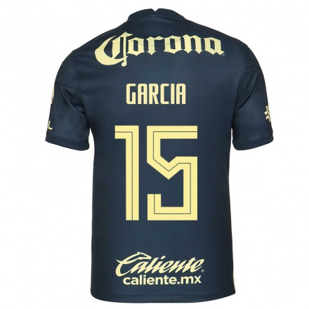 Niño Fútbol Camiseta Diana Garcia #15 Azul Marino 2ª Equipación 2021/22 Camisa Chile