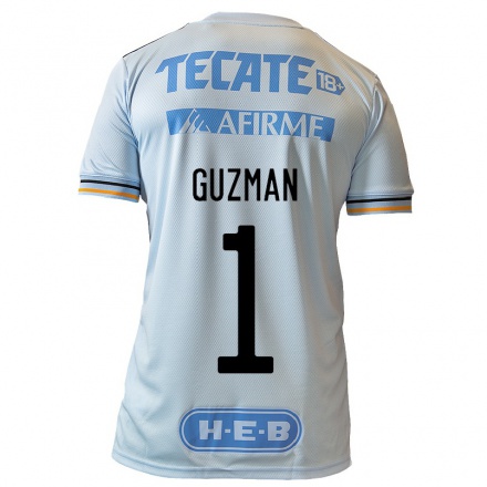 Niño Fútbol Camiseta Nahuel Guzman #1 Azul Claro 2ª Equipación 2021/22 Camisa Chile