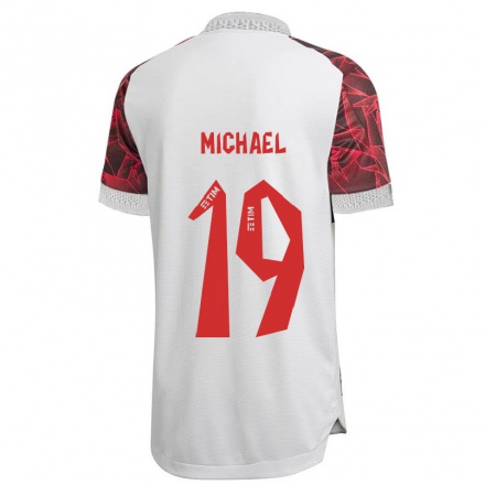 Niño Fútbol Camiseta Michael #19 Blanco 2ª Equipación 2021/22 Camisa Chile