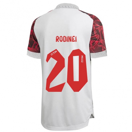 Niño Fútbol Camiseta Rodinei #20 Blanco 2ª Equipación 2021/22 Camisa Chile