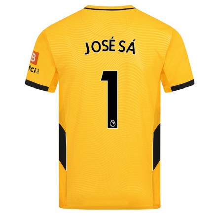 Niño Fútbol Camiseta Jose Sa #1 Amarillo 1ª Equipación 2021/22 Camisa Chile