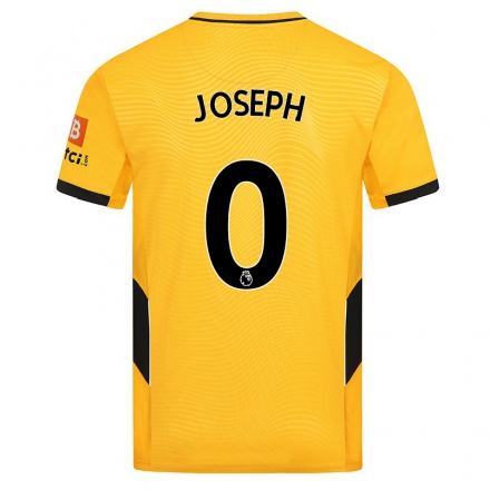 Niño Fútbol Camiseta Joseph Joseph #0 Amarillo 1ª Equipación 2021/22 Camisa Chile