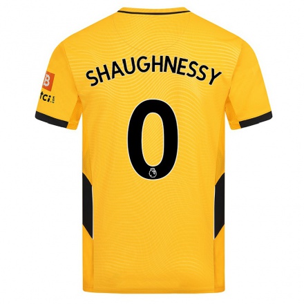 Niño Fútbol Camiseta Joe O'Shaughnessy #0 Amarillo 1ª Equipación 2021/22 Camisa Chile