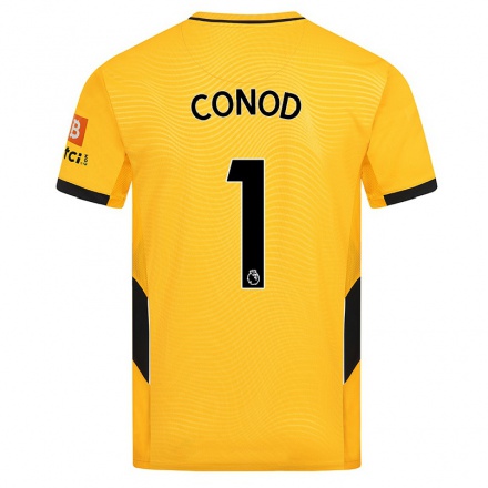 Niño Fútbol Camiseta Millie Conod #1 Amarillo 1ª Equipación 2021/22 Camisa Chile
