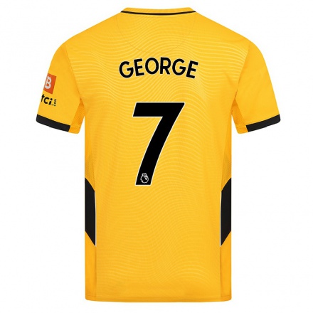 Niño Fútbol Camiseta Tammi George #7 Amarillo 1ª Equipación 2021/22 Camisa Chile