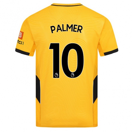 Niño Fútbol Camiseta Jamila Palmer #10 Amarillo 1ª Equipación 2021/22 Camisa Chile