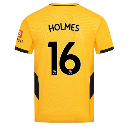 Niño Fútbol Camiseta Summer Holmes #16 Amarillo 1ª Equipación 2021/22 Camisa Chile