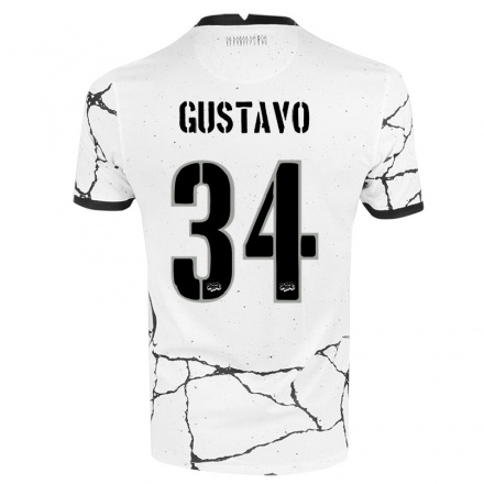 Niño Fútbol Camiseta Raul Gustavo #34 Blanco 1ª Equipación 2021/22 Camisa Chile