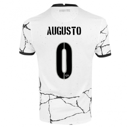 Niño Fútbol Camiseta Felipe Augusto #0 Blanco 1ª Equipación 2021/22 Camisa Chile