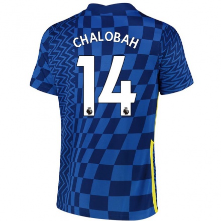 Niño Fútbol Camiseta Trevoh Chalobah #14 Azul Oscuro 1ª Equipación 2021/22 La Camisa Chile