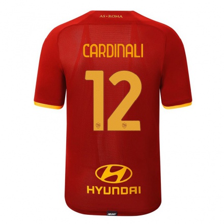 Niño Fútbol Camiseta Matteo Cardinali #12 Rojo 1ª Equipación 2021/22 La Camisa Chile